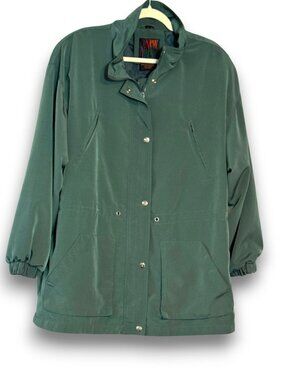 Vintage 1980s New York Classics Teal Green Harrington Style Jacket Size Large